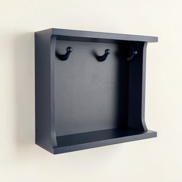 Lake Canyon Wall-Mounted Entryway Organizer Shelf - Navy (synthetic illustration; no displayed measurements)