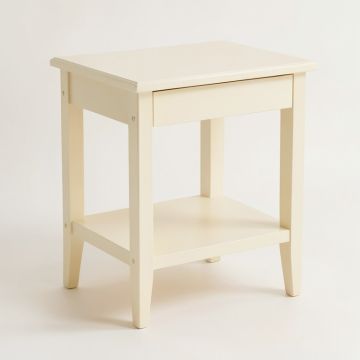 Meadow Bluff Side Table - Cream (synthetic illustration; no displayed measurements)