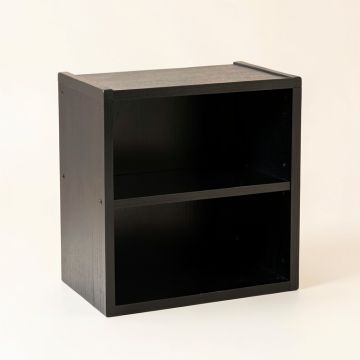Juniper Bend Low Toy Storage Unit - Black (synthetic illustration; no displayed measurements)
