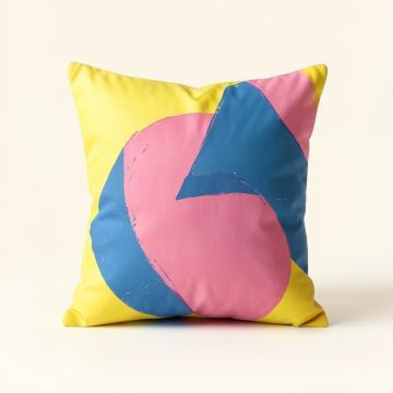 Callicoat Picasso Inspired Square Cotton Pillow Cover (synthetic illustration; no displayed measurements)