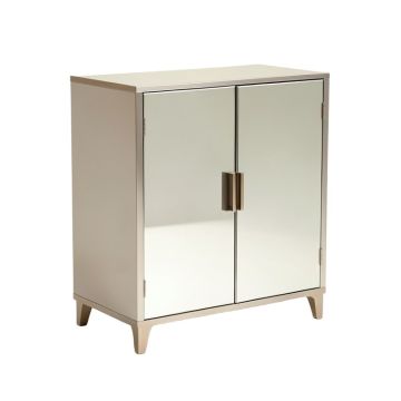 Narberth 2 Door Mirrored Accent Cabinet