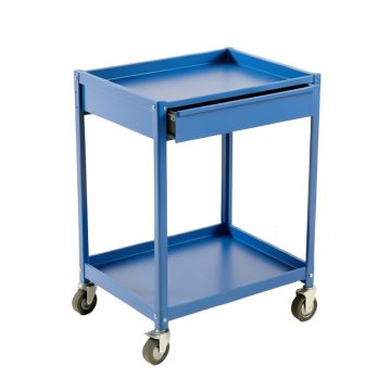 Holly Crossing Empty Rolling Workshop Cart - Blue