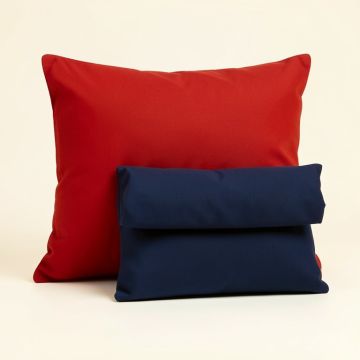 Lemon Frosting Indoor/Outdoor , Removable Cover Pillow , Large & 1 Lumbar Pillow (synthetic illustration; no displayed measurements)