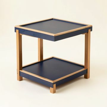 Juniper Bluff Empty Coffee-Station Organizer - Navy (synthetic illustration; no displayed measurements)