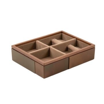 3 Piece Compartment Jewelry Organizer Tray Set