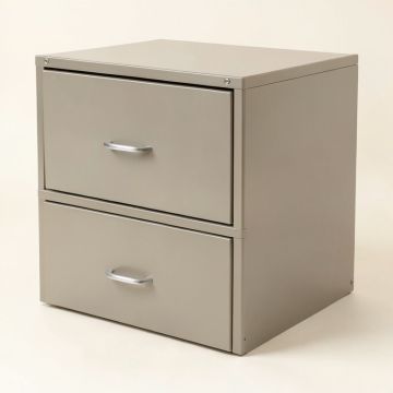2 - Drawer Filing Storage Cabinet (synthetic illustration; no displayed measurements)