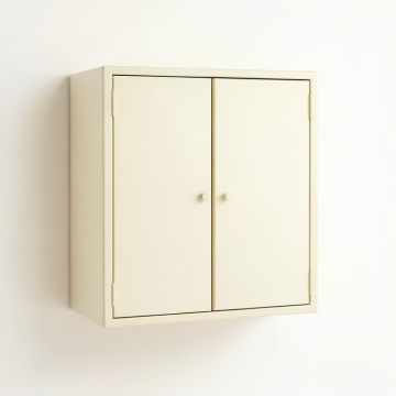 Cove Dell Wall-Mounted Entry Cabinet - Cream (synthetic illustration; no displayed measurements)