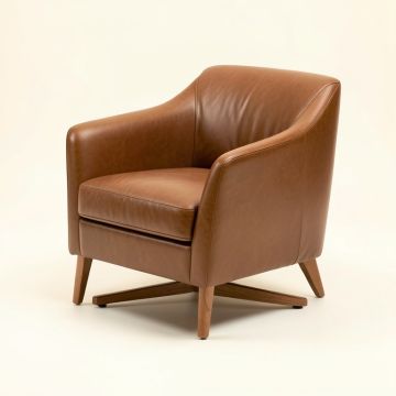 Molinari 30.5 '' Wide Swivel Barrel Chair (synthetic illustration; no displayed measurements)