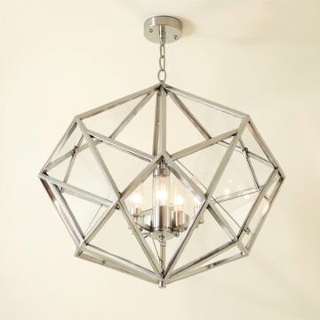 Whisnant 6 - Light Unique / Statement Geometric Chandelier (synthetic illustration; no displayed measurements)