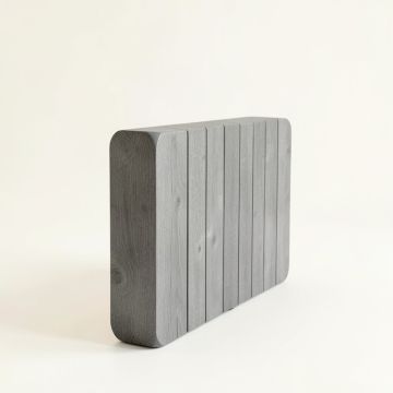 Cedar Brook Narrow Outdoor Storage Bench - Gray (synthetic illustration; no displayed measurements)