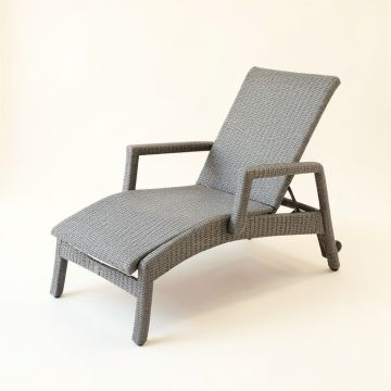 Rowan Crossing Outdoor Lounge Chair - Gray (synthetic illustration; no displayed measurements)