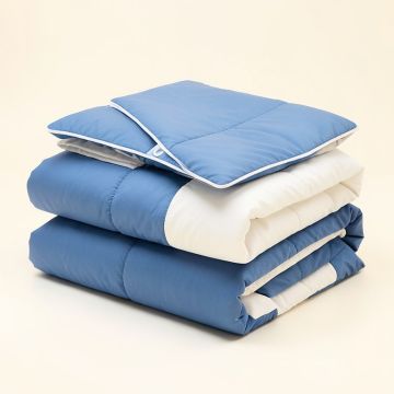 Weather Report Snow Duvet Cover Set (synthetic illustration; no displayed measurements)