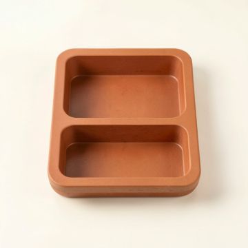 Dawn Bend Empty Pantry Drawer Organizer Insert - Terracotta (synthetic illustration; no displayed measurements)