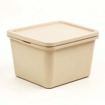 Aspen Bridge Closed Outdoor Storage Box - Beige (synthetic illustration; no displayed measurements)