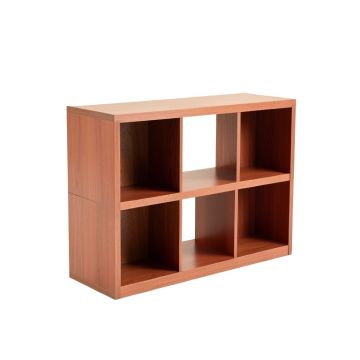 Hill Bend Desktop Shelving Unit - Terracotta (synthetic illustration; no displayed measurements)
