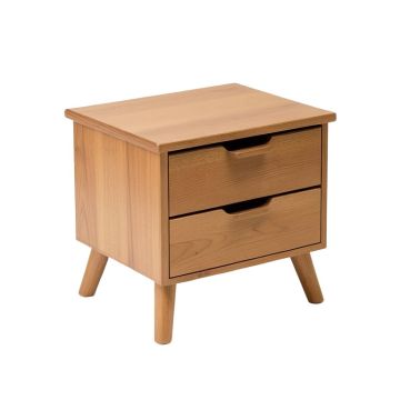 Klas Solid Wood 2 - Drawer End Table