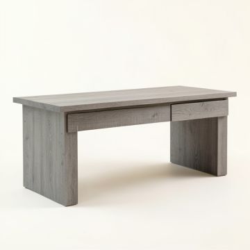 Shore Edge Empty Workshop Workbench - Gray (synthetic illustration; no displayed measurements)