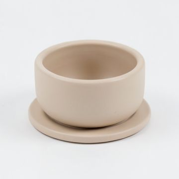 Bay Bend Empty Candle Holder - Beige (synthetic illustration; no displayed measurements)