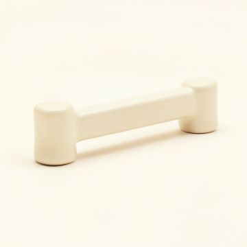 Elm Crest Cabinet Handle Without Packaging - Ivory (synthetic illustration; no displayed measurements)