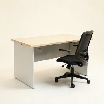 Mantello Desk With Built In Outlets And Chair Set (synthetic illustration; no displayed measurements)