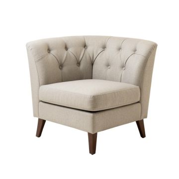 Akire 26.8 '' Wide Tufted Linen Armchair