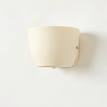 Field Dale Wall Sconce Mounted On A Plain Wall - Cream (synthetic illustration; no displayed measurements)