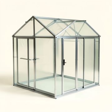 Monticello 8 Ft. W X 16 Ft. D Greenhouse (synthetic illustration; no displayed measurements)