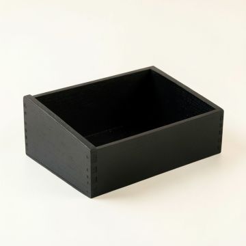 Dune Bridge Low Toy Storage Unit - Black (synthetic illustration; no displayed measurements)