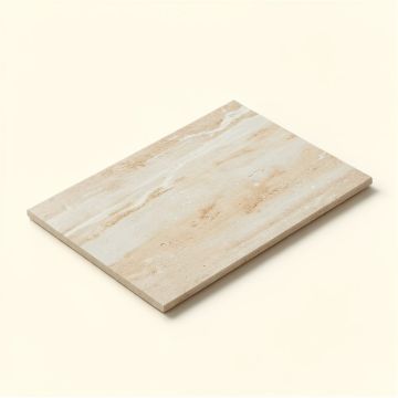 Travertini 12 '' X 24 '' Porcelain Field Tile (synthetic illustration; no displayed measurements)