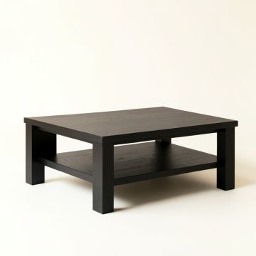 Pine Field Coffee Table - Black (synthetic illustration; no displayed measurements)