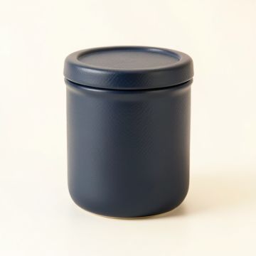 Holly Crossing Storage Canister With Lid - Navy (synthetic illustration; no displayed measurements)