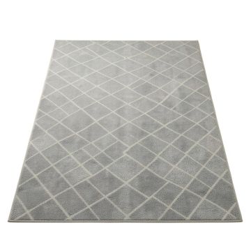 Clay Branch Rectangular Area Rug - Gray (synthetic illustration; no displayed measurements)