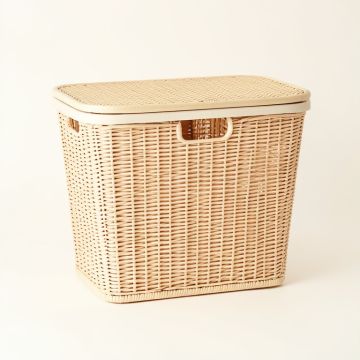 Bay Crest Laundry Hamper - Ivory (synthetic illustration; no displayed measurements)
