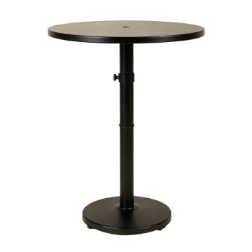 Sukru 20 '' Half Round Outdoor Patio Stand Resin Deck Table Sun