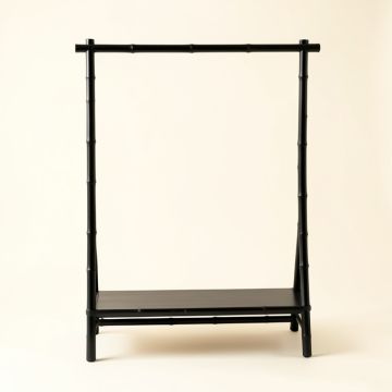 Briar Crossing Empty Garment Rack - Black (synthetic illustration; no displayed measurements)