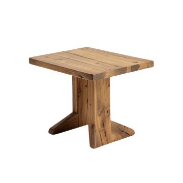 Yunel Outdoor Wood End Table