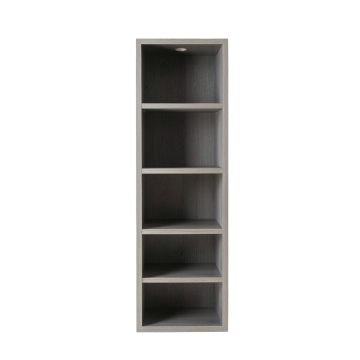 Hazel Branch Narrow Cubby Tower - Gray