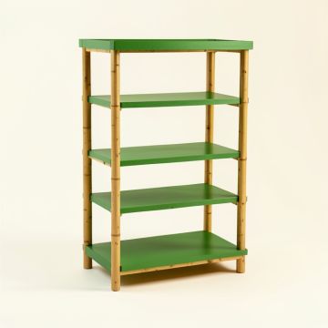 Cedar Arc Empty Seed-Starting Shelving Unit Without Lights (synthetic illustration; no displayed measurements)