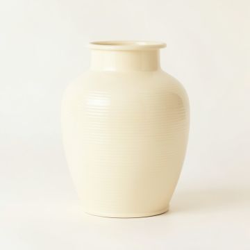 Dawn Canyon Empty Decorative Vase - Cream (synthetic illustration; no displayed measurements)
