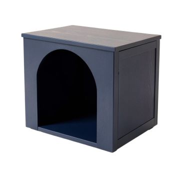 Field Falls Empty Furniture-Style Litter Enclosure - Navy