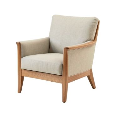 Gaener 24.75 '' Wide Linen Wingback Chair