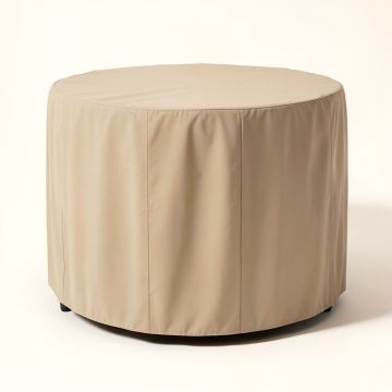 Round Water Resistant Patio Dining Set Cover (synthetic illustration; no displayed measurements)