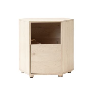 Shore Bend Freestanding Pull-Out Hamper Cabinet - Beige