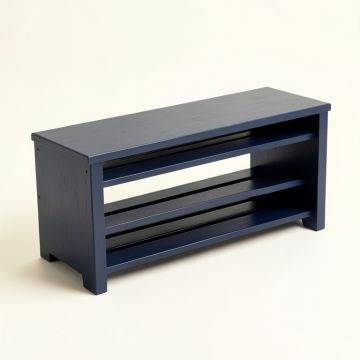 Briar Bend Shoe Storage Bench - Navy (synthetic illustration; no displayed measurements)