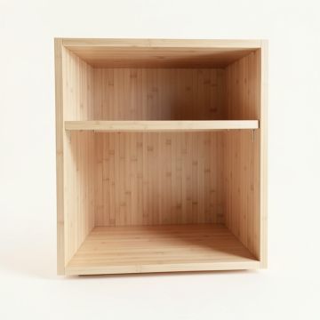 Sage Arc Empty Mug-Storage Cabinet Insert - Beige (synthetic illustration; no displayed measurements)