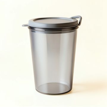 Dune Crest Storage Canister With Lid - Gray (synthetic illustration; no displayed measurements)