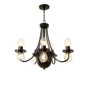 Eastbourne 6 - Light Unique / Statement Globe Chandelier