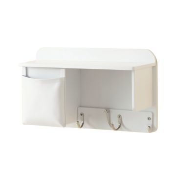 Dawn Arc Wall-Mounted Entryway Organizer Shelf