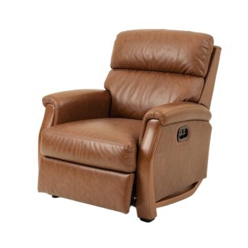 Gange 35.5 '' Wide Faux Leather Power Lift Assist Standard Recliner With Massager