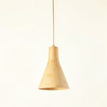 Wren Bluff Pendant Light Suspended From One Plain Cable - Ivory (synthetic illustration; no displayed measurements)